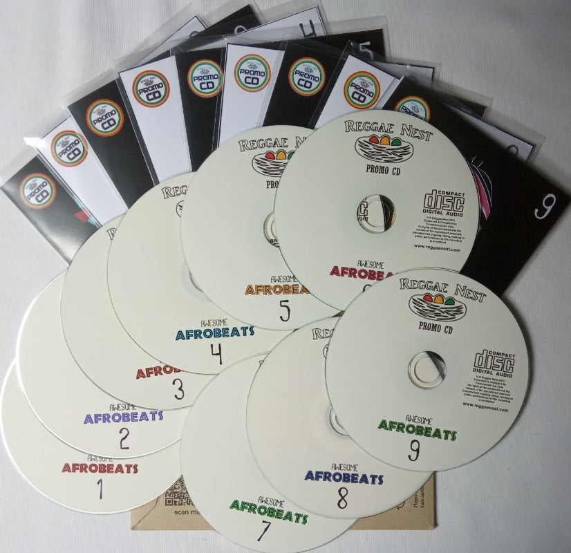 Awesome Afrobeats 9CD Party Pack - Hot & Heavy Afro music Wicked Party Vibe - New School!!