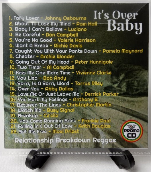 It's Over Baby - Various Artists - One Drop CD featuring Lovers, Rubadub & Vocal Reggae