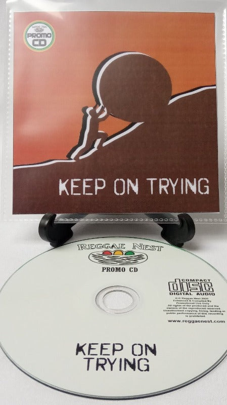 Keep On Trying - A reggae motivational music CD encouraging persistence & determination