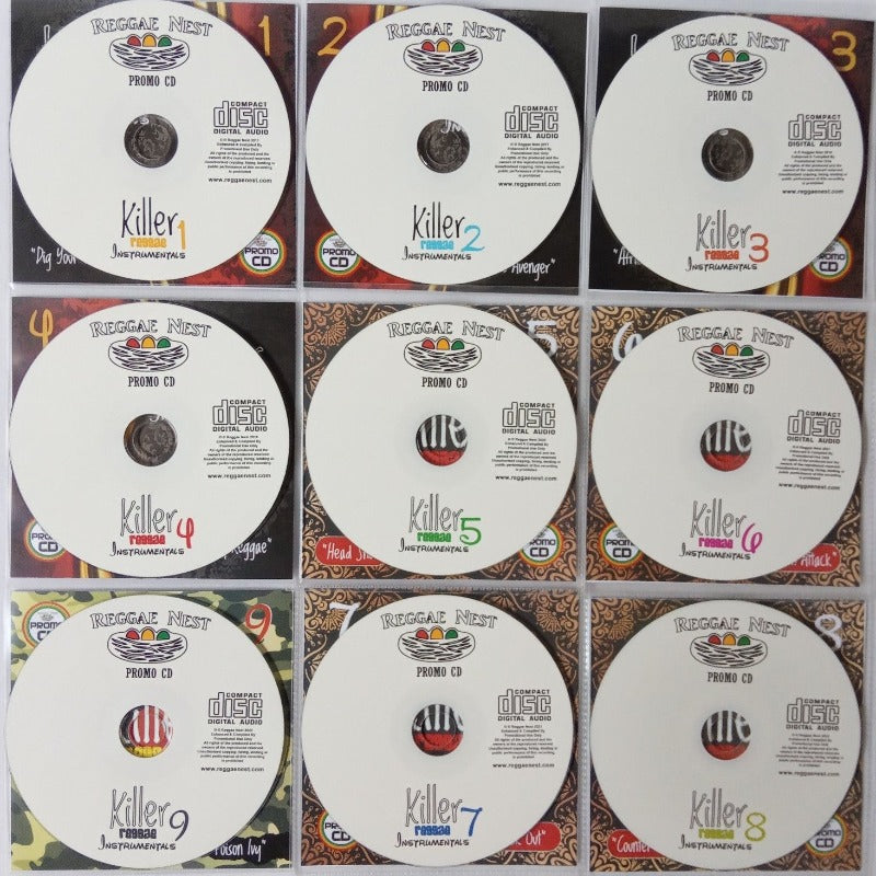 Killer Reggae Instrumentals 9CD Mega Pack (Vol 1-9) - Awesome Reggae Instrumental Ska, Reggae, Rocksteady & Roots