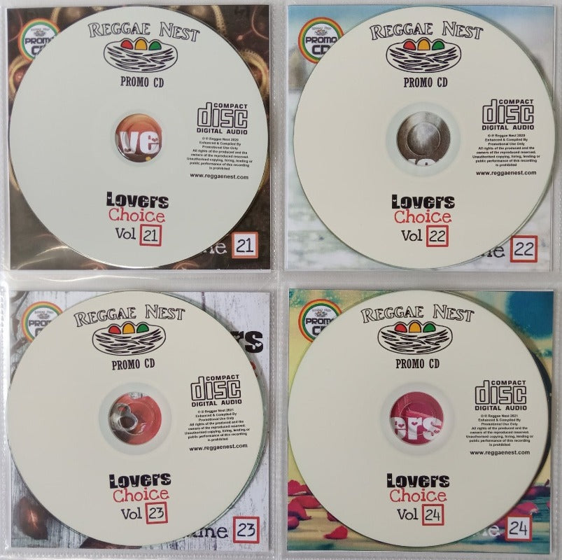 Lovers Choice 4CD Jumbo Pack 6 (Vol 21-24) - Lovers Rock, Reggae & Rubadub