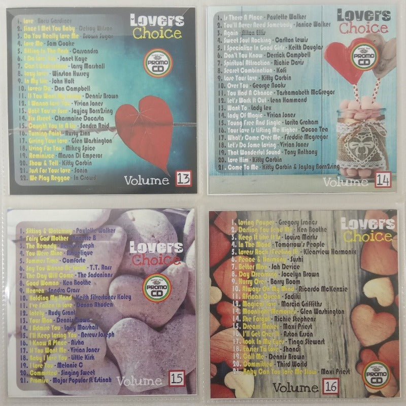Lovers Choice 4CD Jumbo Pack 4 (Vol 13-16) - Lovers Rock, Reggae & Rubadub
