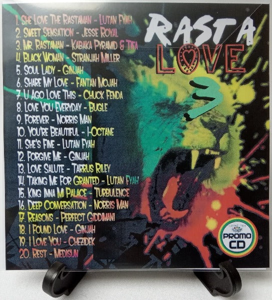 Rasta Love 3 a One Drop CD featuring Lovers, Rubadub & Roots Reggae 2023