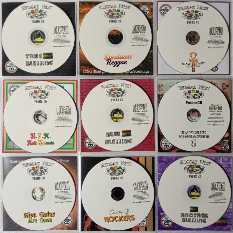 Rastafari Appreciation 9CD Pack - Rasta infused Roots Reggae, Spiritual, Nyabinghi, Rockers
