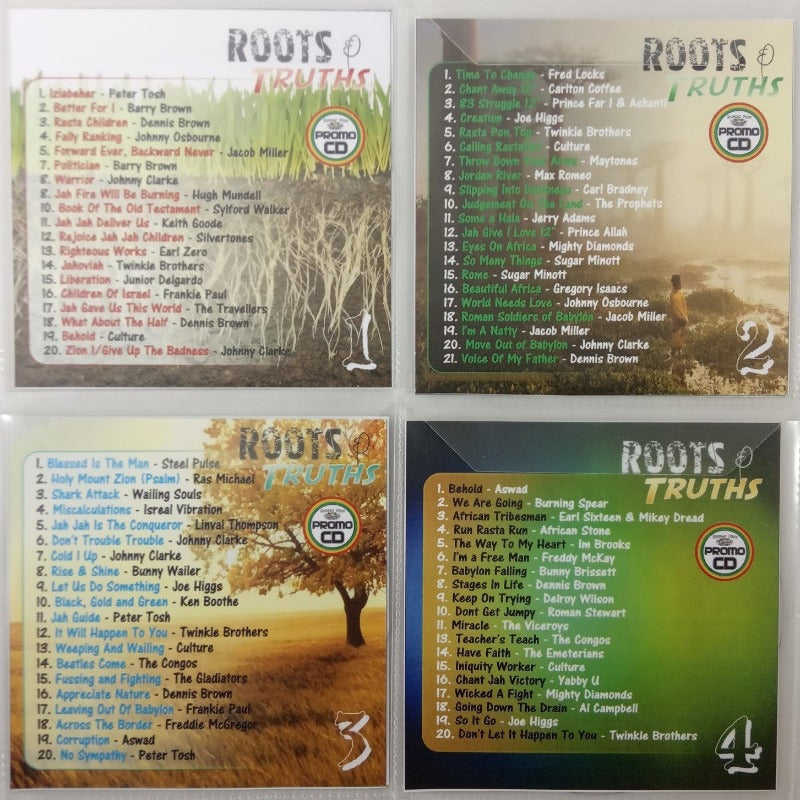 Roots & Truths 4CD Jumbo Pack 1 (Vol 1-4) - Classic, Deep & Rare Roots Reggae