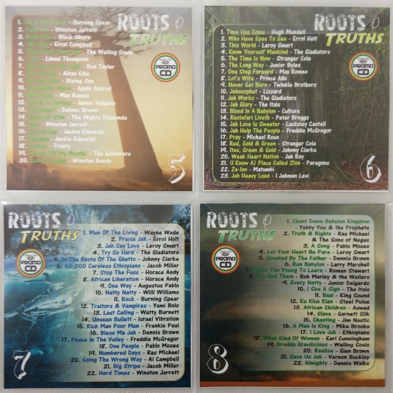 Roots & Truths 4CD Jumbo Pack 2 (Vol 5-8) - Classic, Deep & Rare Roots Reggae