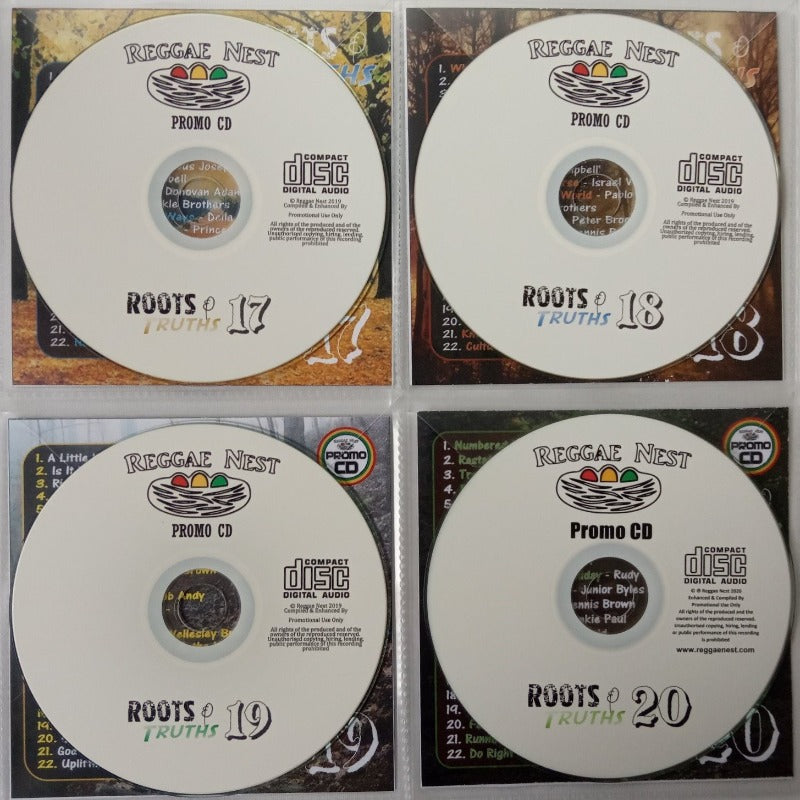 Roots & Truths 4CD Jumbo Pack 5 (Vol 17-20) - Classic, Deep & Rare Roots Reggae