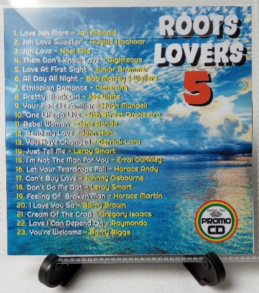 Roots Lovers 5 a Revival One Drop CD featuring Lovers Lyrics on Roots Riddims