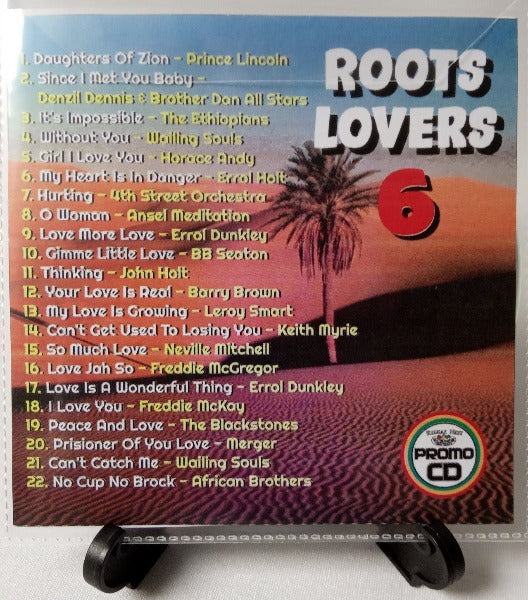 Roots Lovers 6 a Revival One Drop CD featuring Lovers Lyrics on Roots Riddims