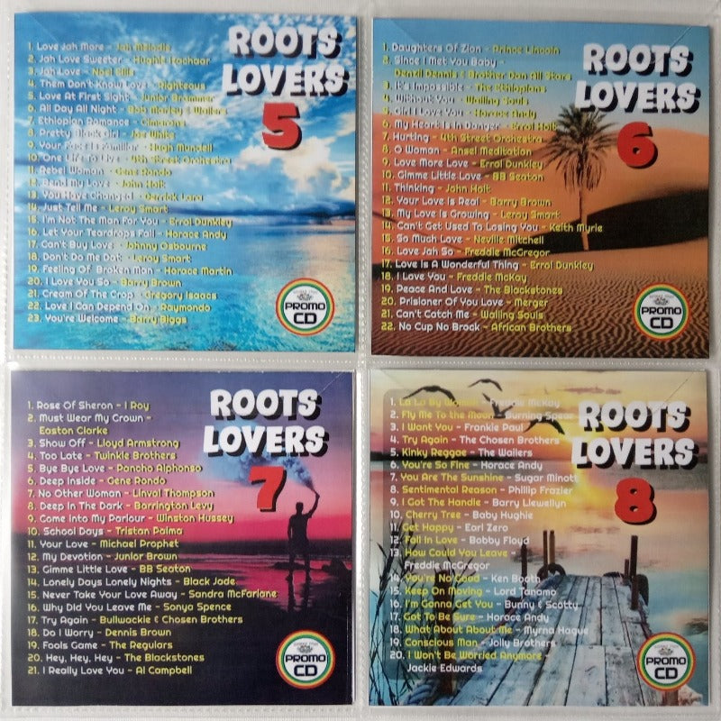 Roots Lovers 4CD Jumbo Pack 2 (Vol 5-8)- Revival One Drops featuring Lovers Lyrics on Roots Riddims