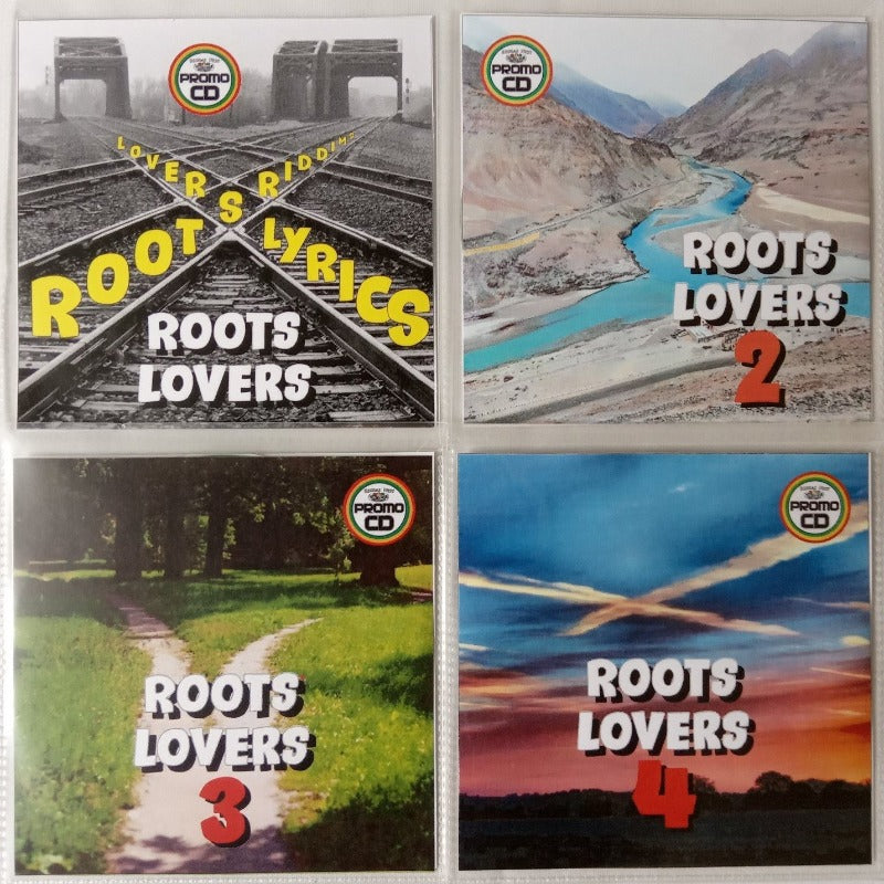 Roots Lovers 4CD Jumbo Pack 1 (Vol 1-4) Revival One Drops featuring Lovers Lyrics on Roots Riddims