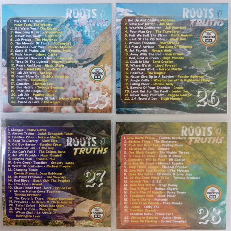 Roots & Truths 4CD Jumbo Pack 7 (Vol 24-28) - Classic, Deep & Rare Roots Reggae