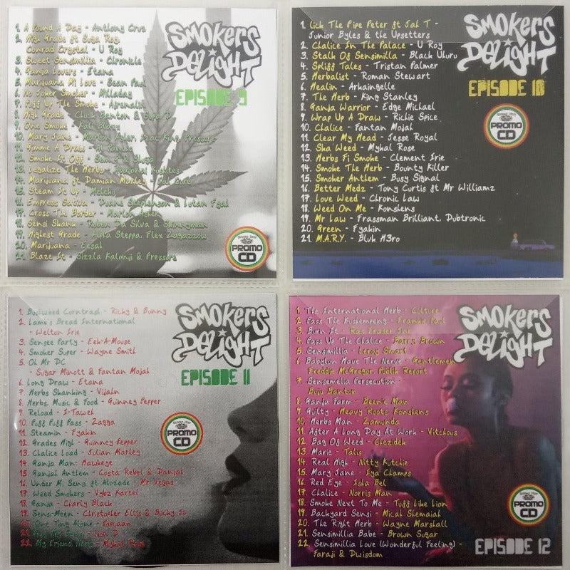 Smokers Delight 4CD Jumbo Pack 3 (Ep. 9-12) - Herbal Session Reggae