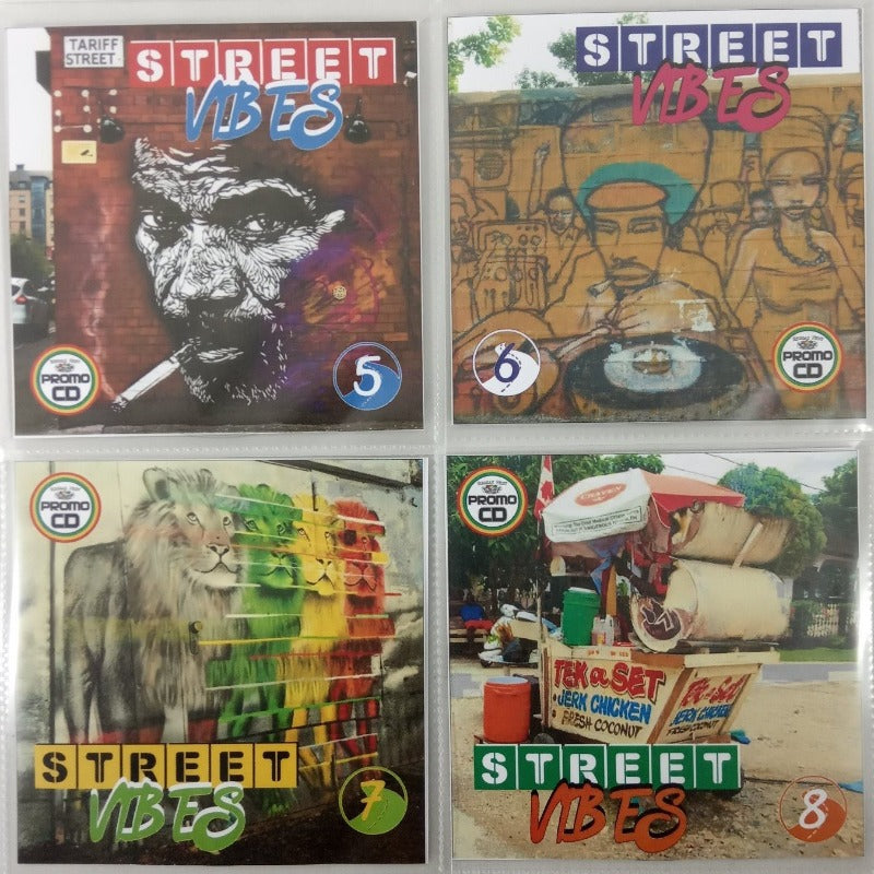 Street Vibes 4CD Jumbo Pack (Vol 5-8) Dancehall, Bashment, Urban R –  Reggae Nest