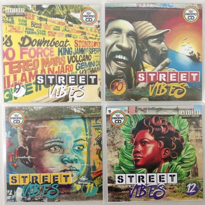 Street Vibes 4CD Jumbo Pack 3 (Vol 9-12) - Dancehall, Bashment, Urban Reggae