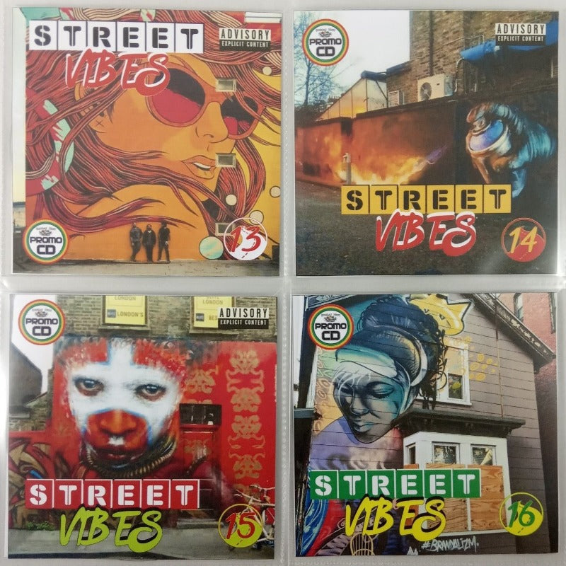 Street Vibes 4CD Jumbo Pack 4 (Vol 13-16) - Dancehall, Bashment, Urban Reggae