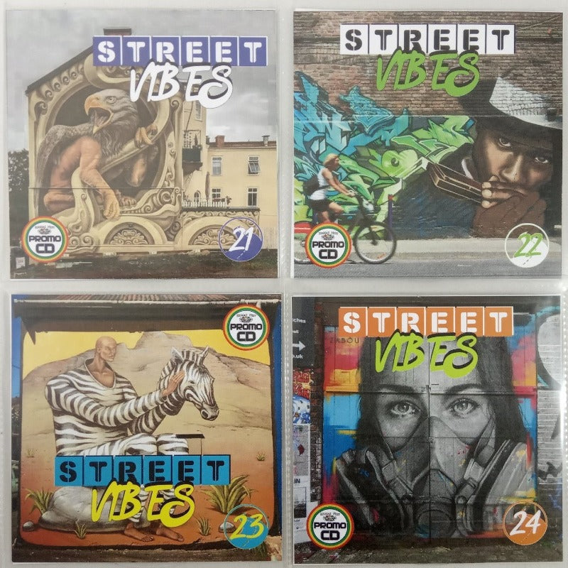 Street Vibes 4CD Jumbo Pack 6 (Vol 21-24) - Dancehall, Bashment, Urban Reggae
