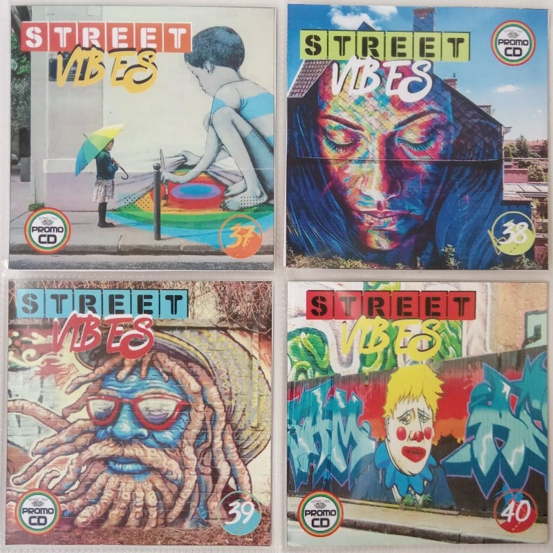 Street Vibes 4CD Jumbo Pack 10 (Vol 37-40) - Dancehall, Bashment, Urban Reggae