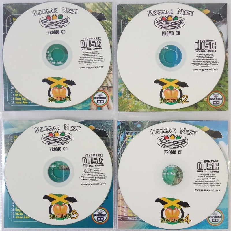 Sweet Jamaica 4CD Jumbo Pack 1 (Vol 1-4) - Sunshine Reggae for all who love Jamaica!!