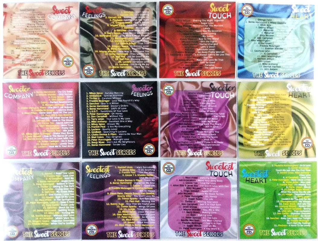 Sweet Series Ultra 12CD Pack - Lovers Rock, Rubadub & Reggae in Big Hits style