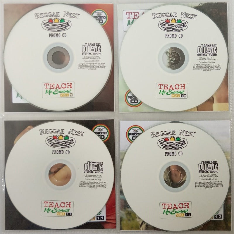 Teach Me Summit 4CD Jumbo Pack 3 (Vol 9-12) Select Conscious/Roots Reality Reggae