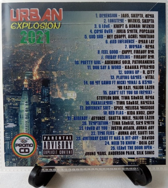 Urban Explosion 2021 - Urban, RnB, Crossover, Dancehall, Afrobeat
