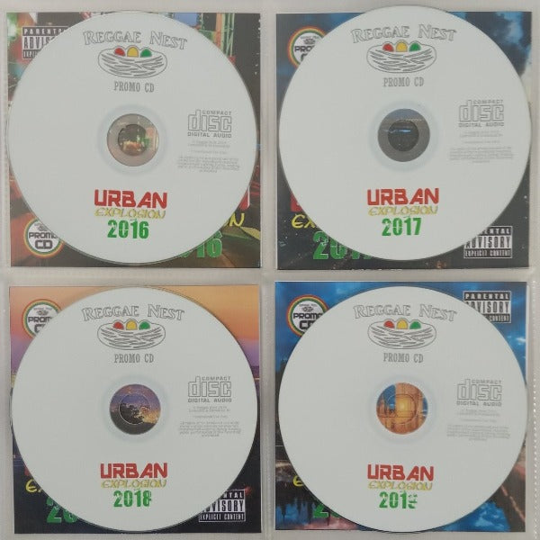 Urban Explosion 4CD Jumbo Pack (2016-2019) Urban, RnB, Crossover, Dancehall, Afrobeat