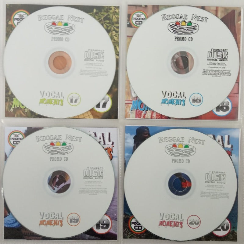 Vocal Moments 4CD Jumbo Pack 5 (Vol 17-20) - 5 Hours+ Beautiful Vocal Reggae