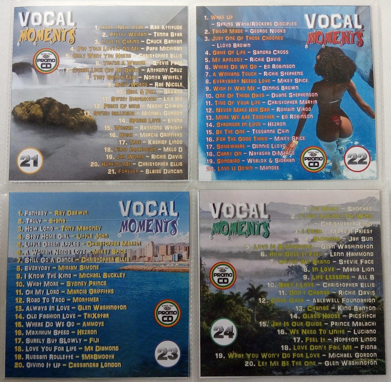Vocal Moments 4CD Jumbo Pack 6 (Vol 21-24) - 5 Hours+ Beautiful Vocal Reggae