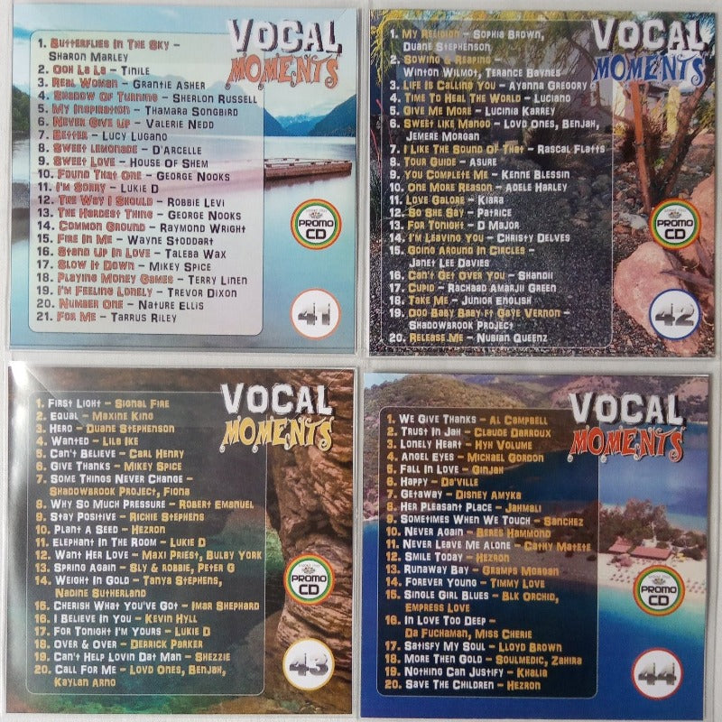 Vocal Moments 4CD Jumbo Pack 11 (Vol 41-44) - 5 Hours+ Beautiful Vocal Reggae