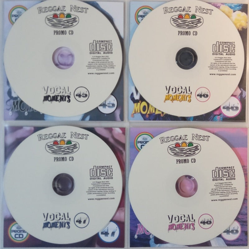 Vocal Moments 4CD Jumbo Pack 12 (Vol 45-48) - 5 Hours+ Beautiful Vocal Reggae