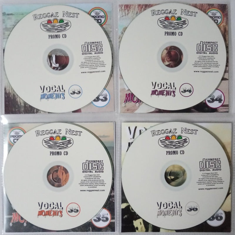 Vocal Moments 4CD Jumbo Pack 9 (Vol 33-36) - 5 Hours+ Beautiful Vocal Reggae