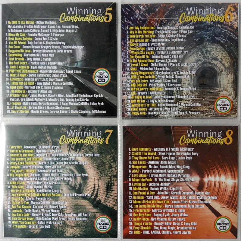 Winning Combinations Jumbo Pack 2 (Vols 5-8) - Series dedicated to Combo reggae songs