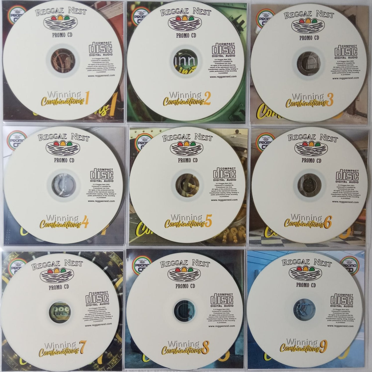 Winning Combinations 9CD MEGA Pack - Featuring Reggae & Dancehall Artists in Combo