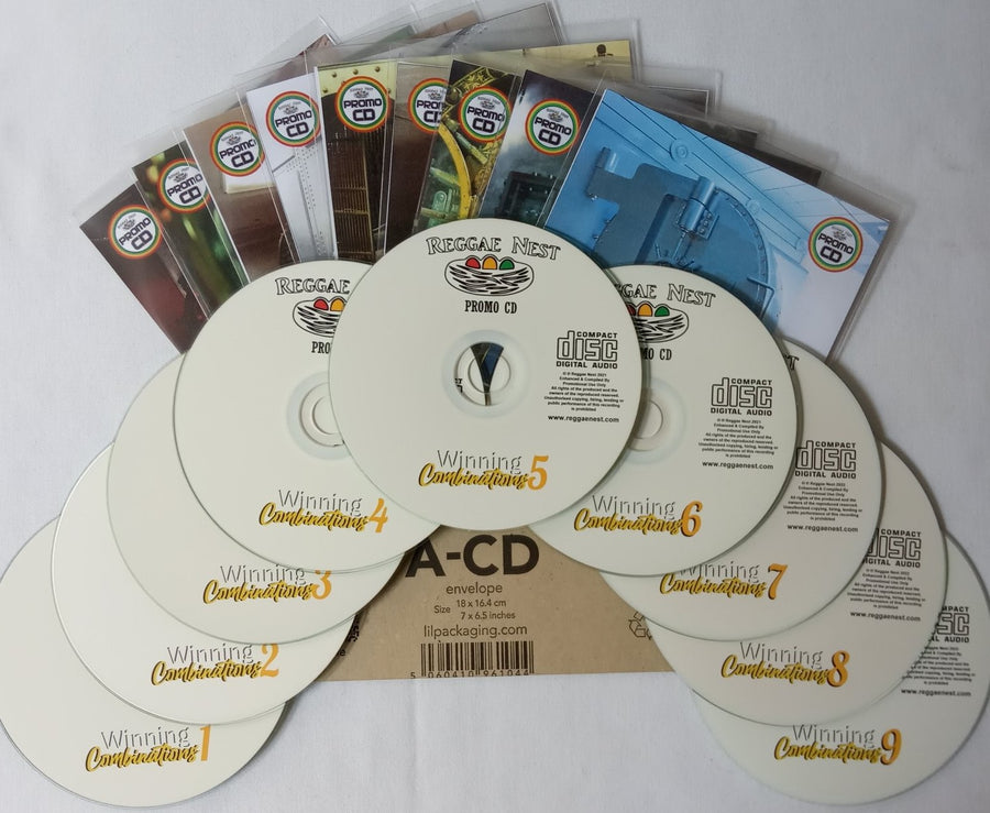 Winning Combinations 9CD MEGA Pack - Featuring Reggae & Dancehall Artists in Combo