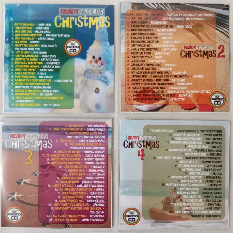Ready Steady Christmas 4CD Jumbo Pack 1 - Brilliant Christmas CD Soul, Ska, Reggae, R'nB, Doo Wop +