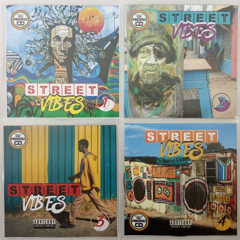 Street Vibes 4CD Jumbo Pack 1 (Vol 1-4) - Dancehall, Bashment, Urban Reggae